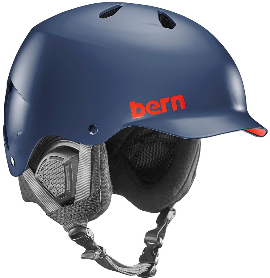 Bern Watts EPS Winter Snowboard/Ski Helmet, SM, Matte Navy